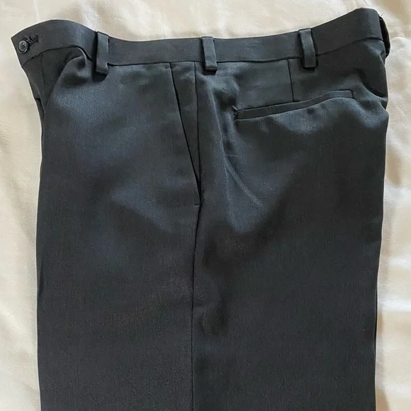 Kenneth Cole Reaction | Pants | Kenneth Cole Reaction Premium Slim Fit Easy  Care Black Dress Pants 34x32 | Poshmark